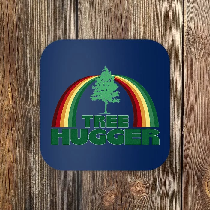 Tree Hugger Environmental Protection Earth Day Tree Coaster