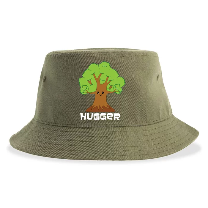 Tree Hugger Earth Day Nature Gift Sustainable Bucket Hat