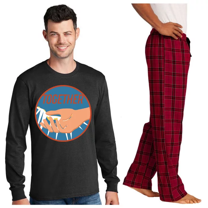 Together Hand Emblem Long Sleeve Pajama Set