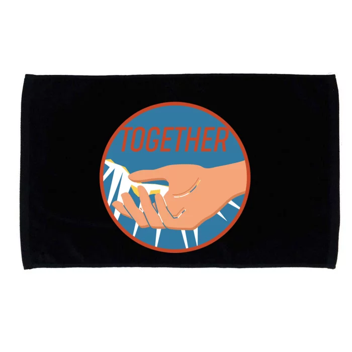 Together Hand Emblem Microfiber Hand Towel