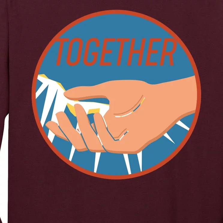 Together Hand Emblem Tall Long Sleeve T-Shirt