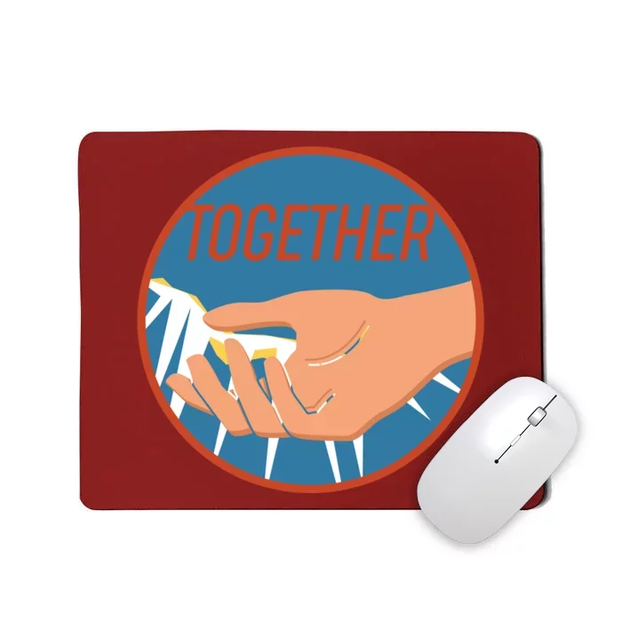 Together Hand Emblem Mousepad