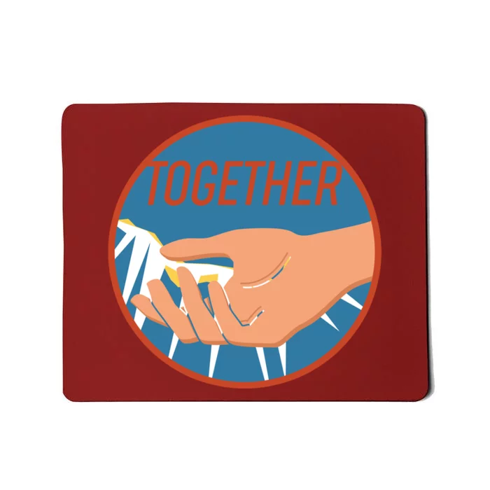 Together Hand Emblem Mousepad