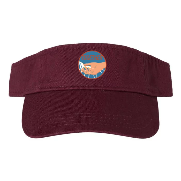 Together Hand Emblem Valucap Bio-Washed Visor