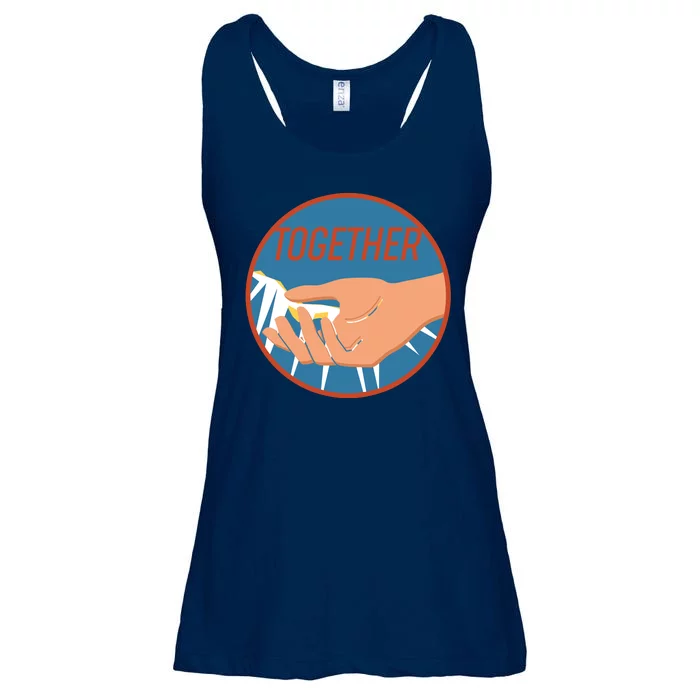 Together Hand Emblem Ladies Essential Flowy Tank