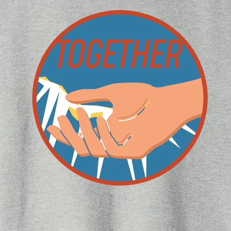 Together Hand Emblem Women's Crop Top Tee