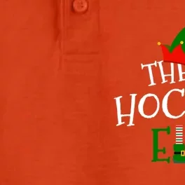 The Hockey Elf Family Matching Group Gift Christmas Costume Gift Dry Zone Grid Performance Polo