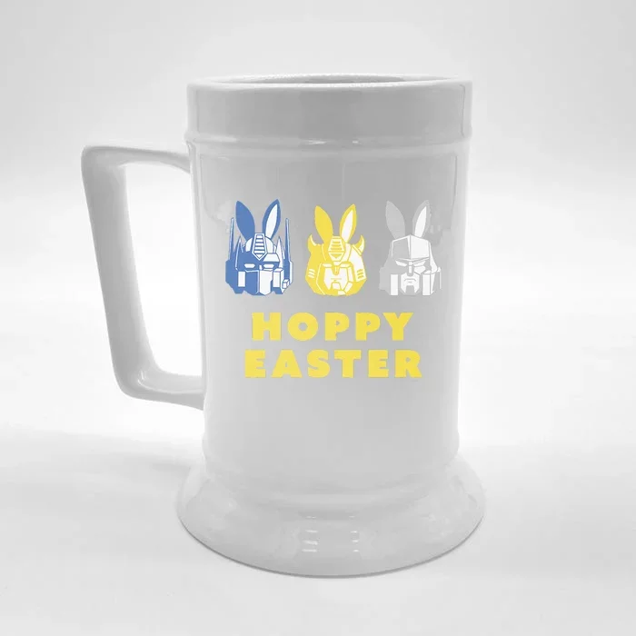 Transformers Hoppy Easter Group Bunny Line Up Front & Back Beer Stein