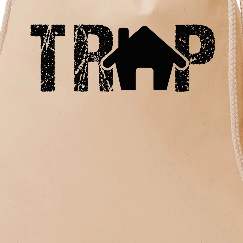 Trap House Edm Rave Outfit Dance Festival Dj Drawstring Bag