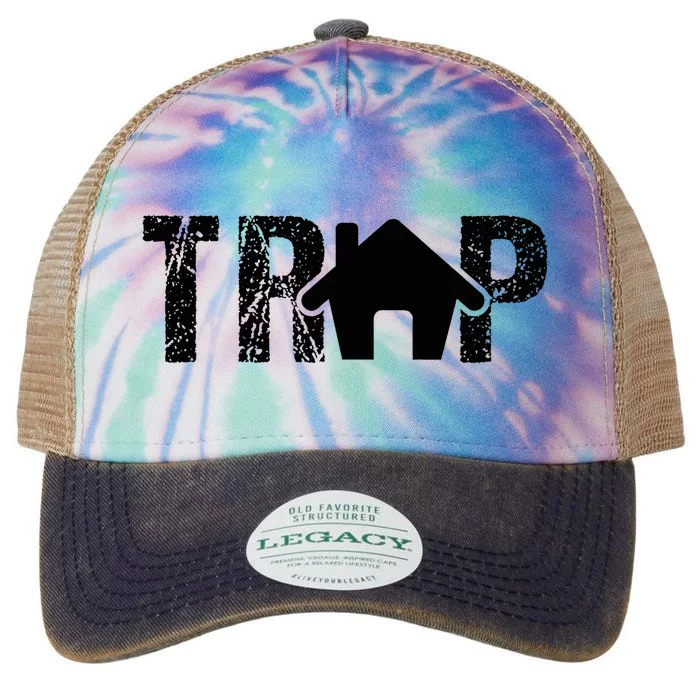 Trap House Edm Rave Outfit Dance Festival Dj Legacy Tie Dye Trucker Hat