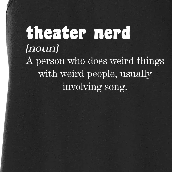 Theater Nerd Women's Racerback Tank