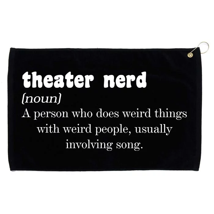 Theater Nerd Grommeted Golf Towel