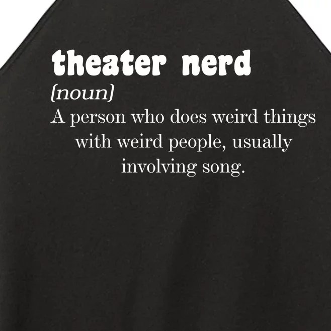 Theater Nerd Women’s Perfect Tri Rocker Tank