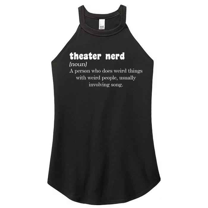 Theater Nerd Women’s Perfect Tri Rocker Tank