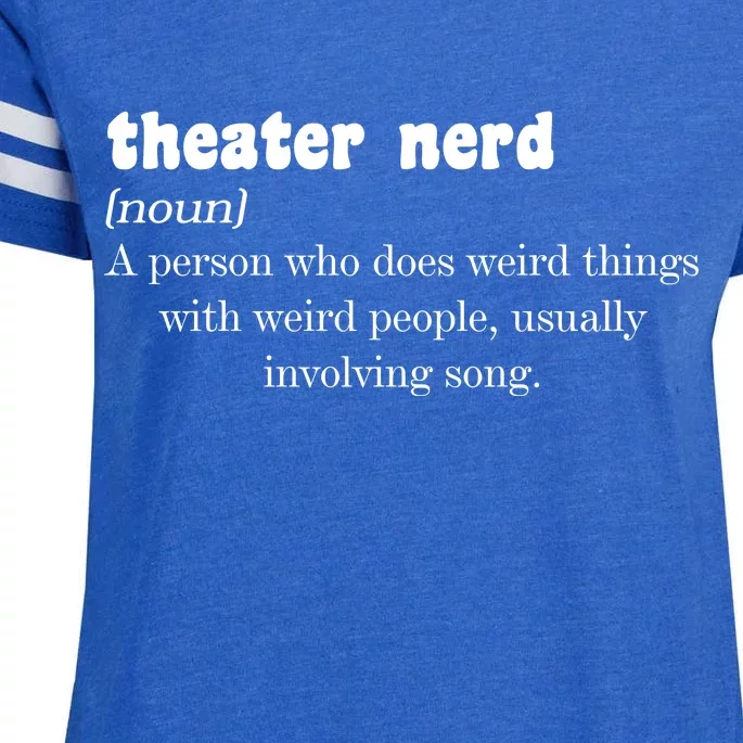 Theater Nerd Enza Ladies Jersey Football T-Shirt