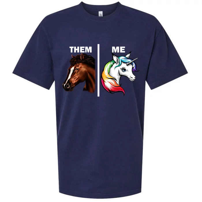 Them Horse Me Unicorn Sueded Cloud Jersey T-Shirt