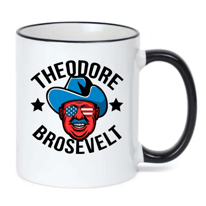 Theodore Brosevelt Black Color Changing Mug