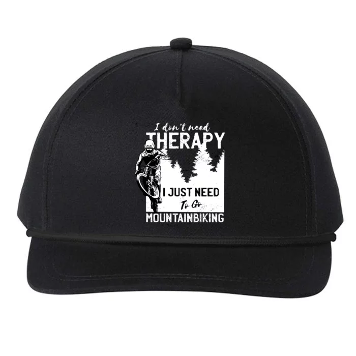 Therapy Mountain Biking Snapback Five-Panel Rope Hat