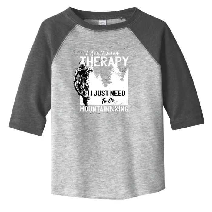 Therapy Mountain Biking Toddler Fine Jersey T-Shirt