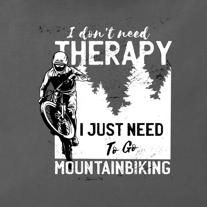 Therapy Mountain Biking Zip Tote Bag