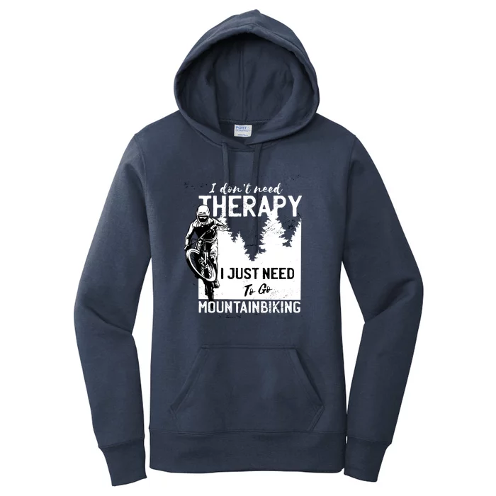 Therapy Mountain Biking Women's Pullover Hoodie