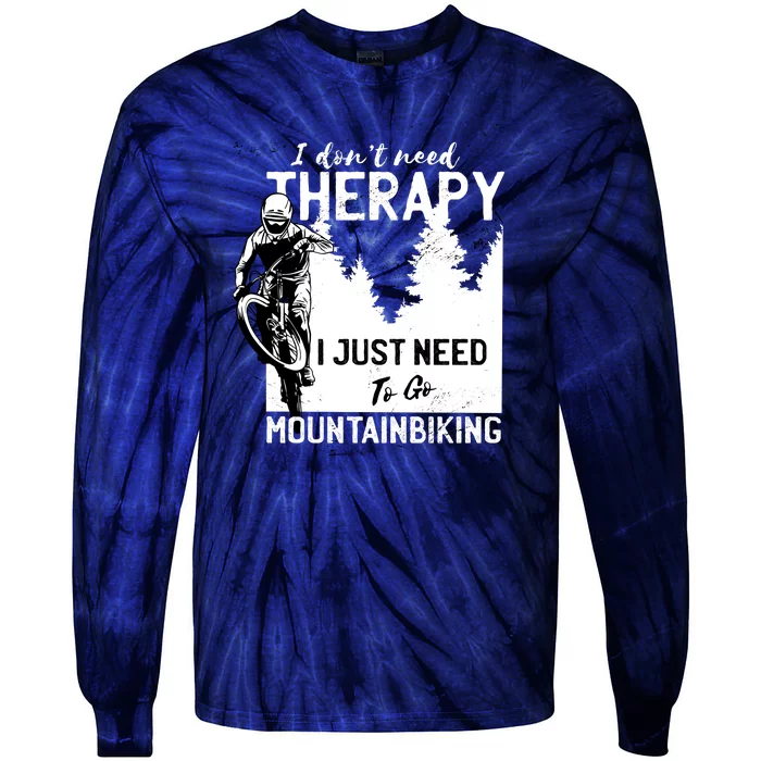 Therapy Mountain Biking Tie-Dye Long Sleeve Shirt