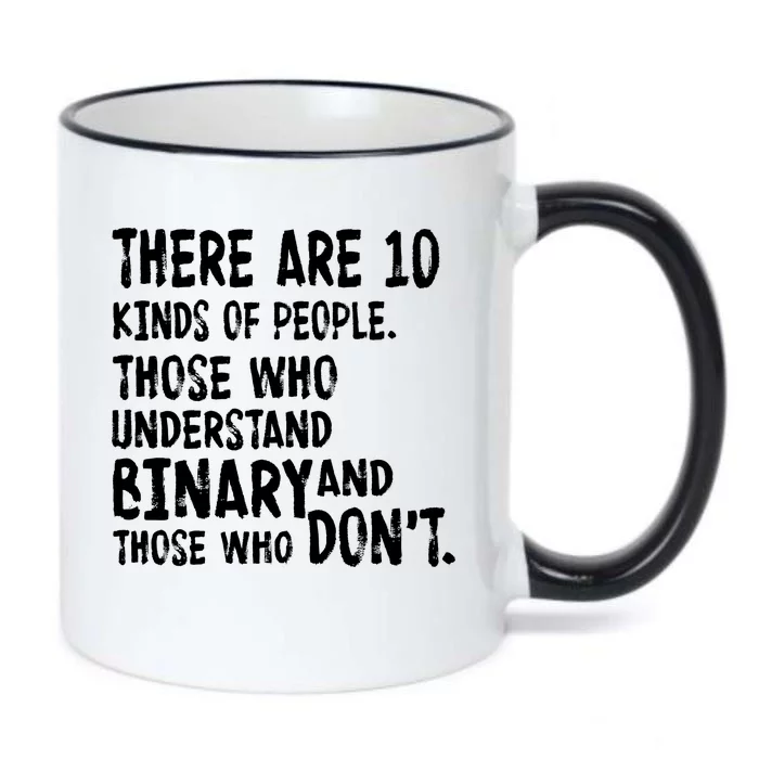 There Are 10 Kind of People Binary Black Color Changing Mug