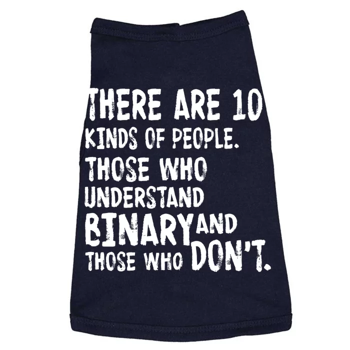 There Are 10 Kind of People Binary Doggie Tank