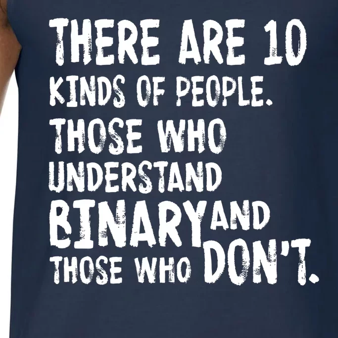 There Are 10 Kind of People Binary Comfort Colors® Tank Top