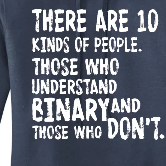 There Are 10 Kind of People Binary Women's Pullover Hoodie