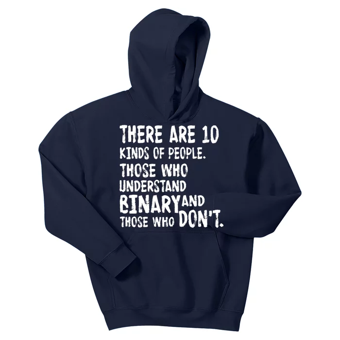 There Are 10 Kind of People Binary Kids Hoodie