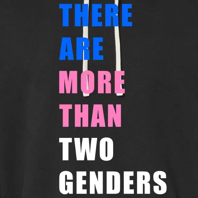 There Are More Than Two Genders Garment-Dyed Fleece Hoodie