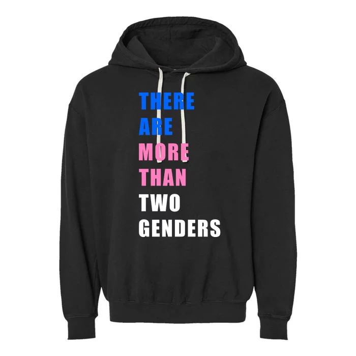 There Are More Than Two Genders Garment-Dyed Fleece Hoodie