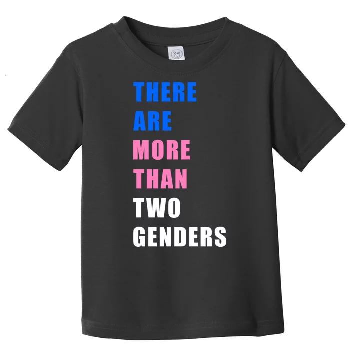 There Are More Than Two Genders Toddler T-Shirt