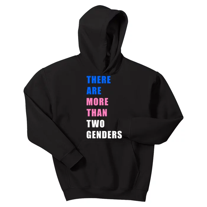 There Are More Than Two Genders Kids Hoodie