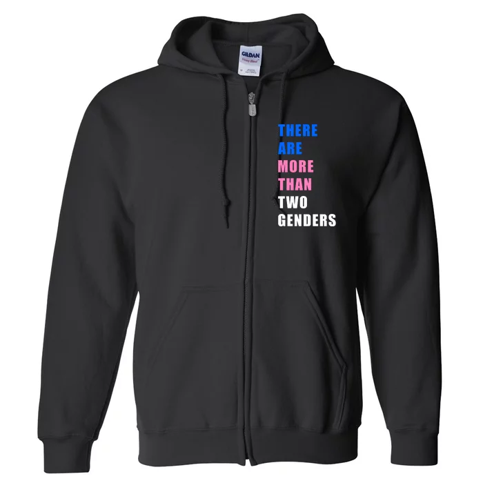 There Are More Than Two Genders Full Zip Hoodie