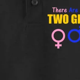 There Are More Than Two Genders Gender Signs Dry Zone Grid Performance Polo