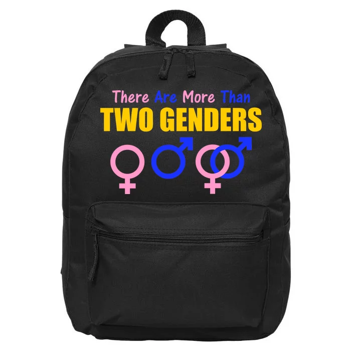 There Are More Than Two Genders Gender Signs 16 in Basic Backpack