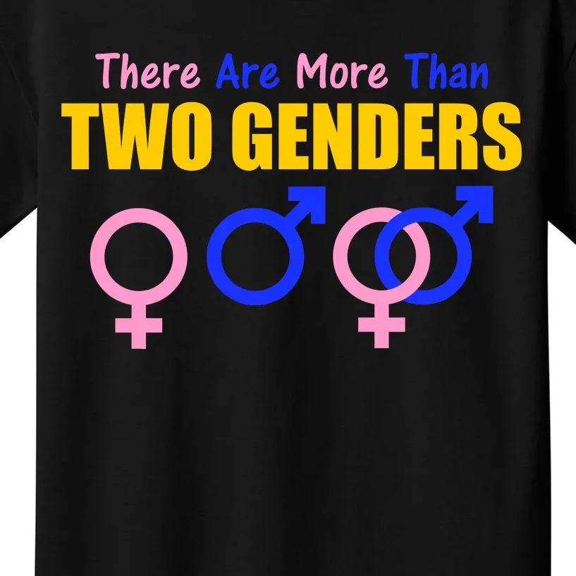 There Are More Than Two Genders Gender Signs Kids T-Shirt