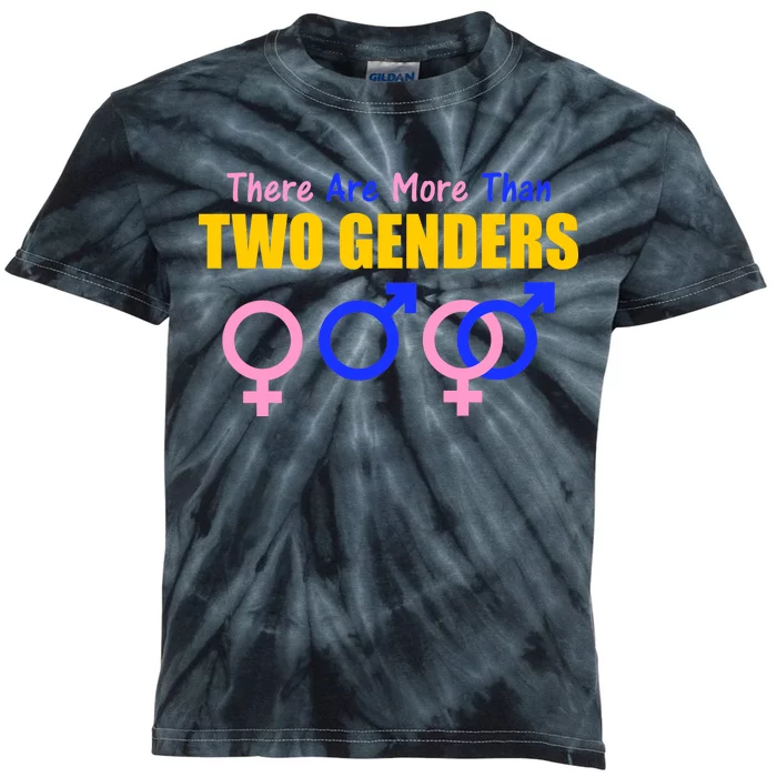 There Are More Than Two Genders Gender Signs Kids Tie-Dye T-Shirt