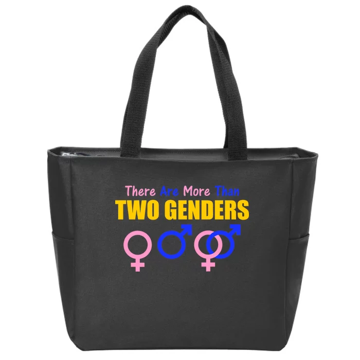 There Are More Than Two Genders Gender Signs Zip Tote Bag