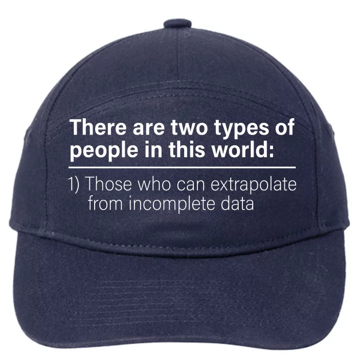 There Are Two Types Of People In This World 7-Panel Snapback Hat