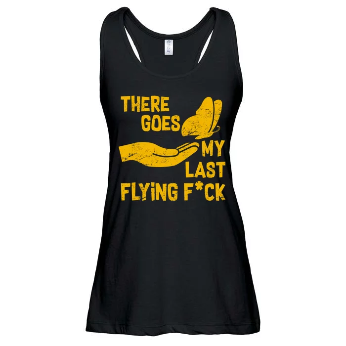 There Goes My Last Flying F*ck Ladies Essential Flowy Tank