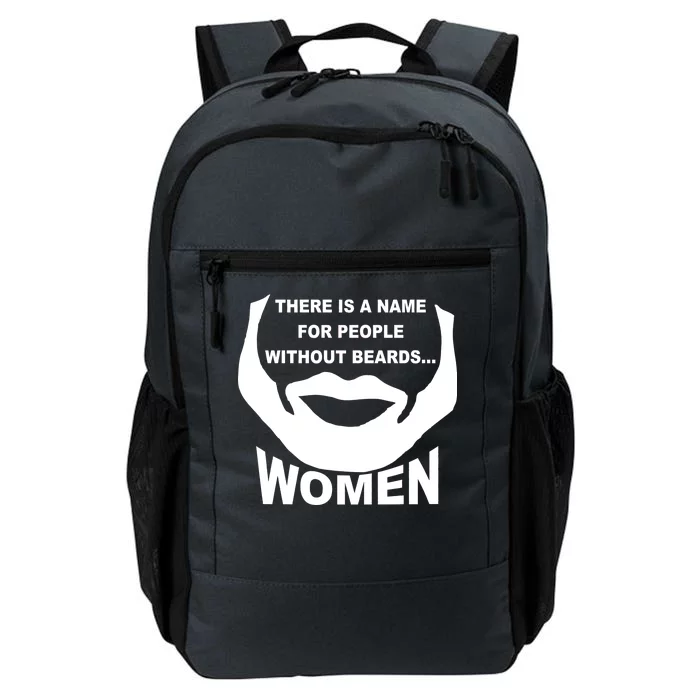 There is A Name For People Without Beards Women Daily Commute Backpack