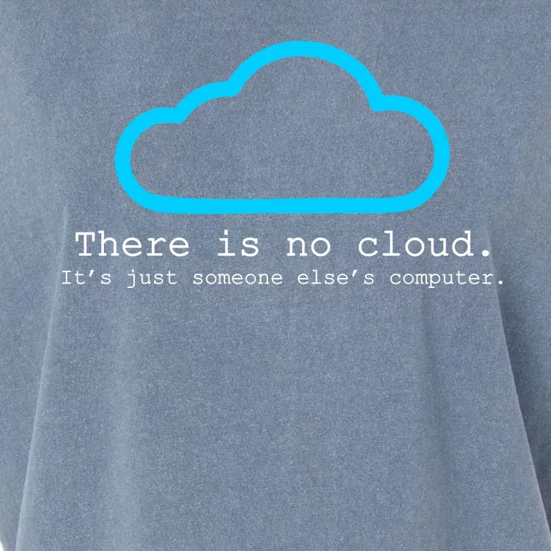 There is No Cloud. It's Just Someone Else's Computer. Garment-Dyed Women's Muscle Tee