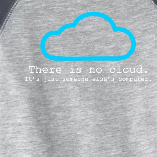 There is No Cloud. It's Just Someone Else's Computer. Toddler Fine Jersey T-Shirt