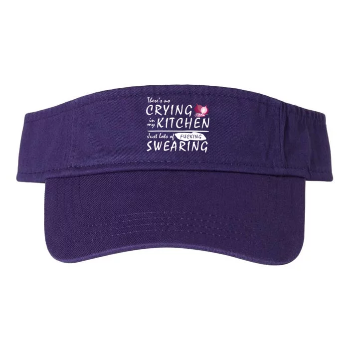 There Is No Crying In My Kitchen Valucap Bio-Washed Visor