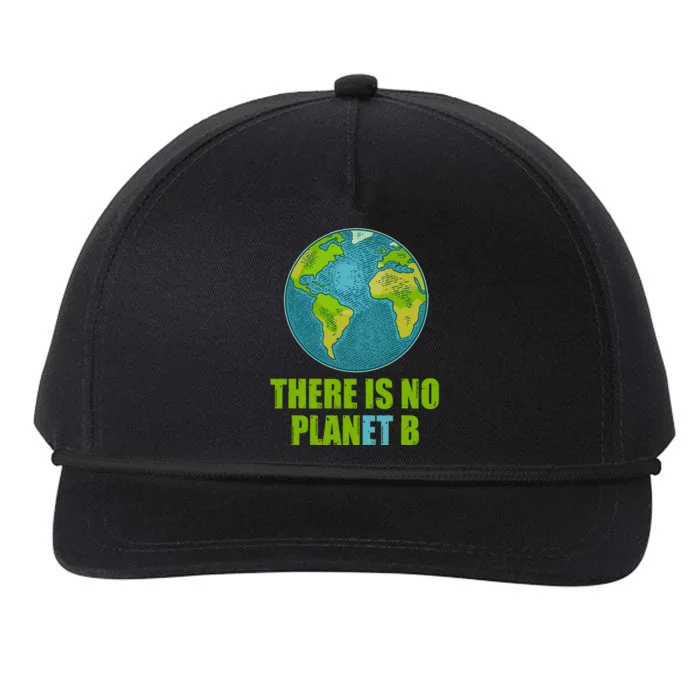 There is No Plan B Celebrate Earth Day Snapback Five-Panel Rope Hat