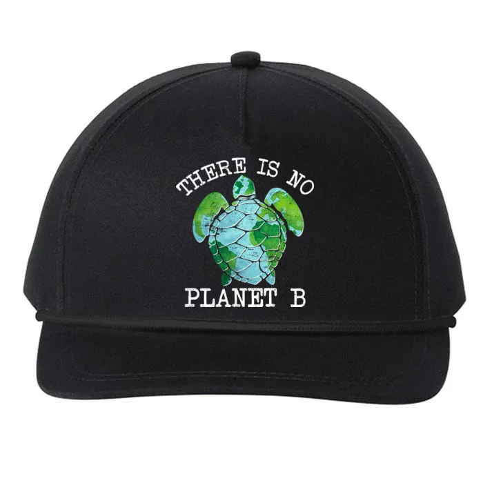 There is No Planet B Earth Snapback Five-Panel Rope Hat