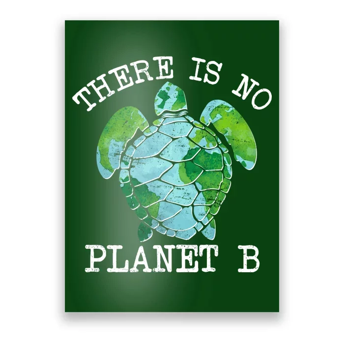 There is No Planet B Earth Poster